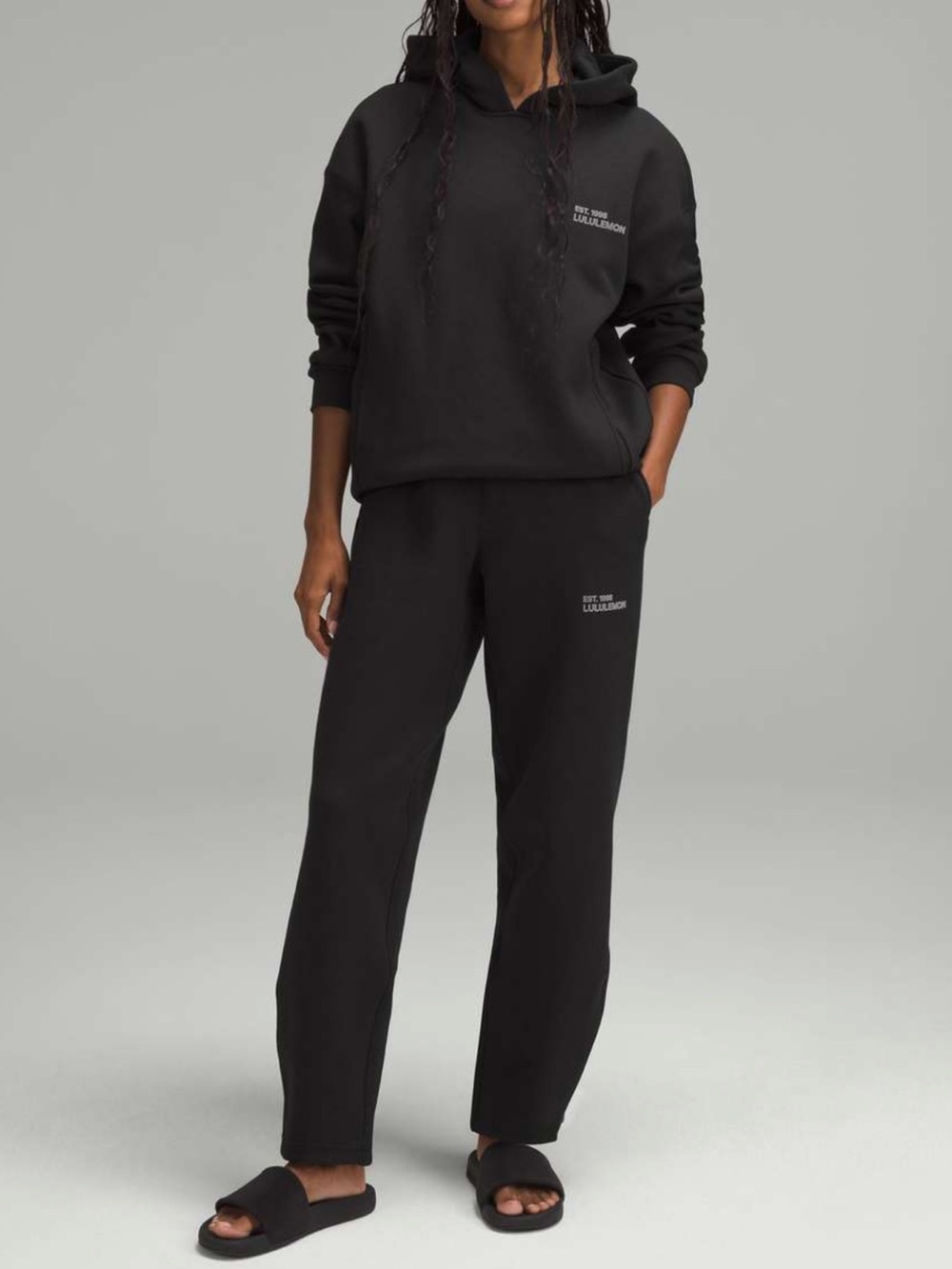 Lululemon Heavyweight Fleece Sweatpants
Black Barrel Pant Size XL Loungewear Gym - Picture 1 of 8